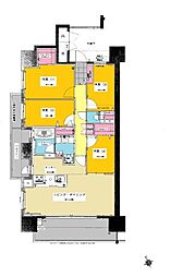 ライオンズ豊明セントマークス 4LDKの間取図画像