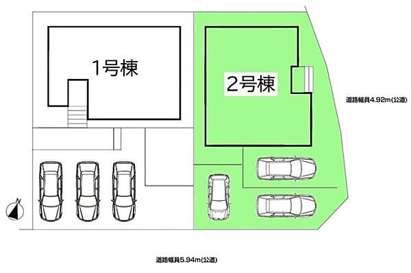 敷地面積：140.64平米　お車は3台駐車可能(車種による)。ぜひ現地にて、実際の建物・環境・街並み・日当たりなどなどご確認ください！