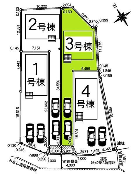 敷地面積：186.86平米　お車2台駐車可能(車種による)ぜひ現地にて、実際の建物・環境・街並み・日当たりなどなどご確認ください！