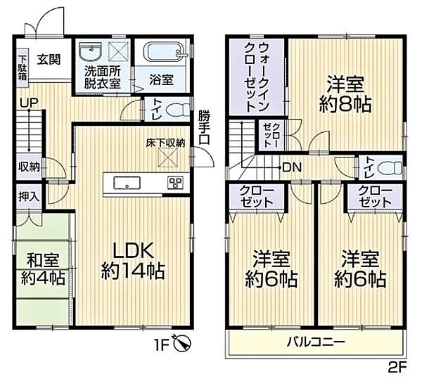 間取りを拡大表示