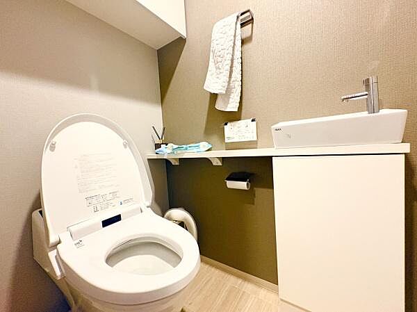 清潔感のあるトイレです！