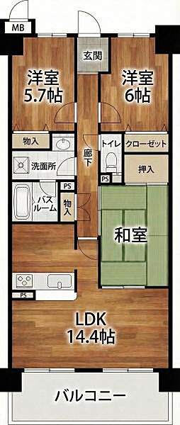間取り：328000599819