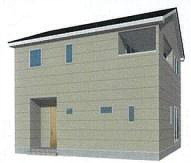 外観イメージパースです。