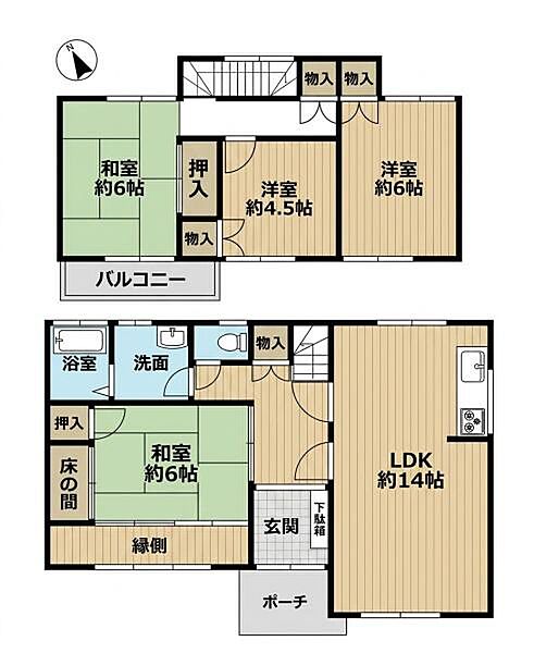 間取り：328000634835