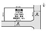 区画図：敷地面積は115.0平米でゆとりのある間取り設計が可能です。二方が公道に面した土地ですので出入りのしやすさが特徴です。