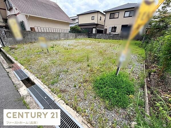現地土地写真です。平坦な敷地が広がり周囲に住宅が整然と並んでいます。敷地内には雑草が生えていますが手入れ次第でさまざまな形に活用可能です。道路と隣接しており車や歩行者の出入りも便利です。
