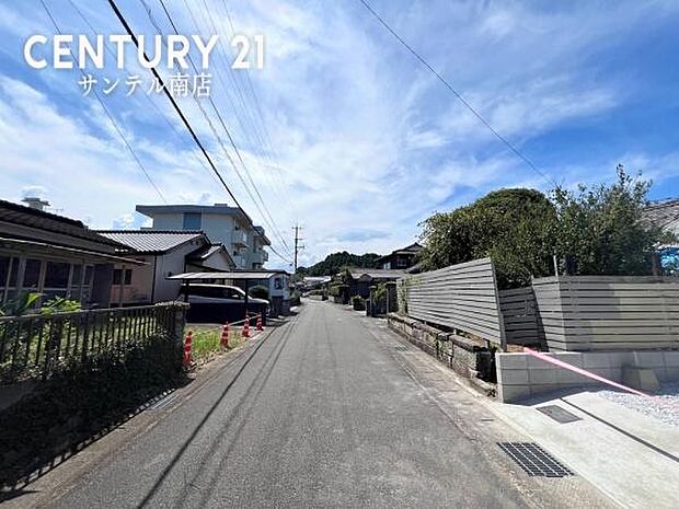 前面道路です!