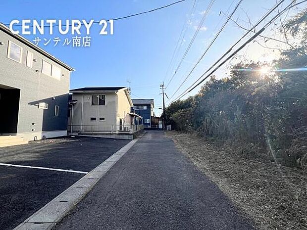 前面道路の写真です♪