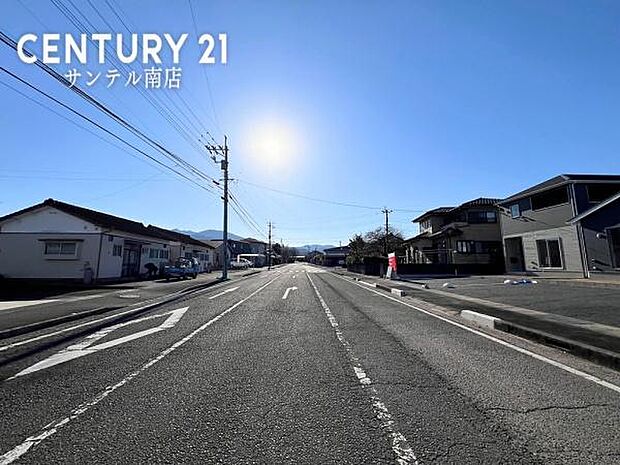 前面道路です♪