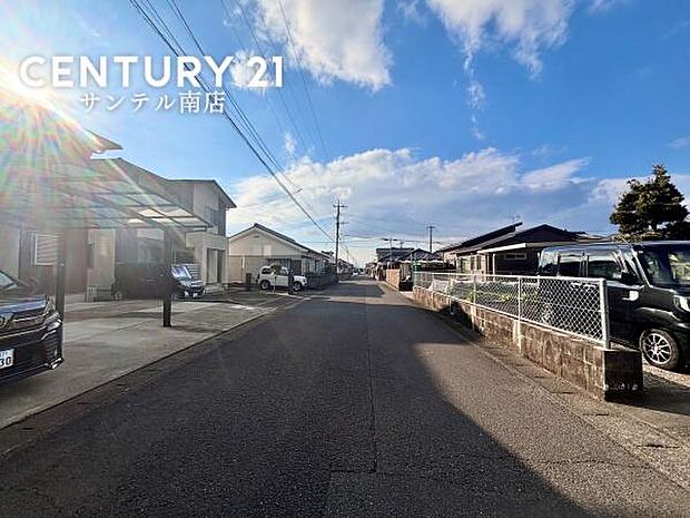 前面道路です♪