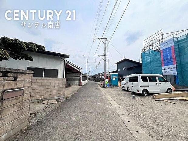 前面道路の写真です♪