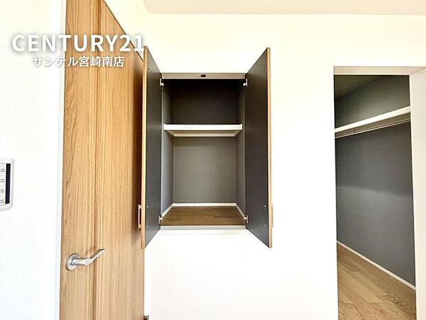 納戸です。普段使わない荷物など大容量収納できます。