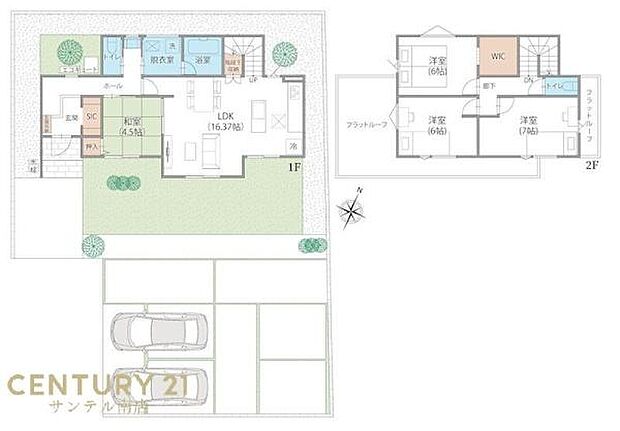 4LDKの注文住宅のような間取り。豊富な収納スペースを完備。衣類もすっきり収納でき、家族全員が快適に過ごせる空間です!