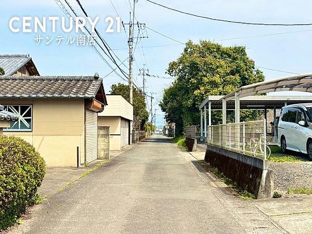 前面道路の写真です♪