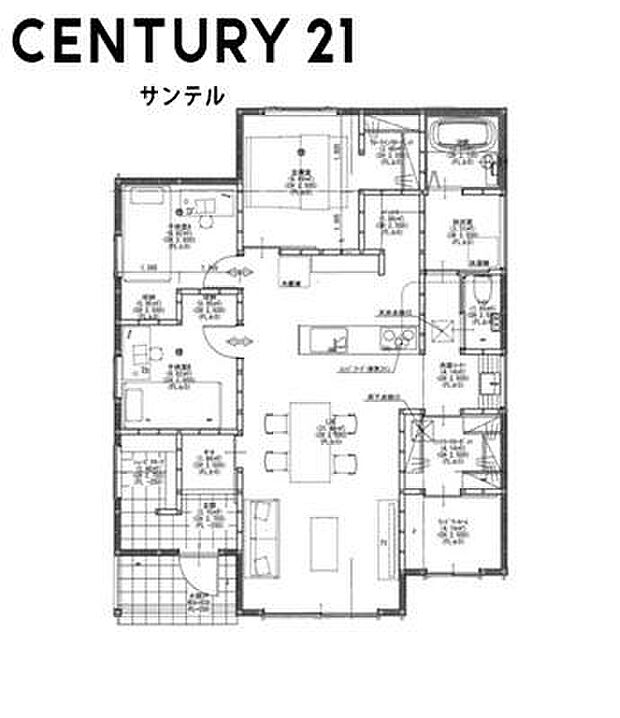 3LDKで余裕のある間取りです♪家族全員が快適に過ごせる空間です!とても使いやすい間取りとなっております!