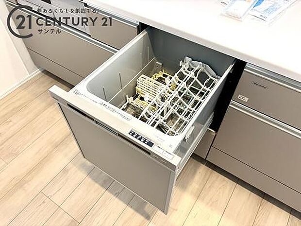食洗器付きで家事の負担が軽減できます。