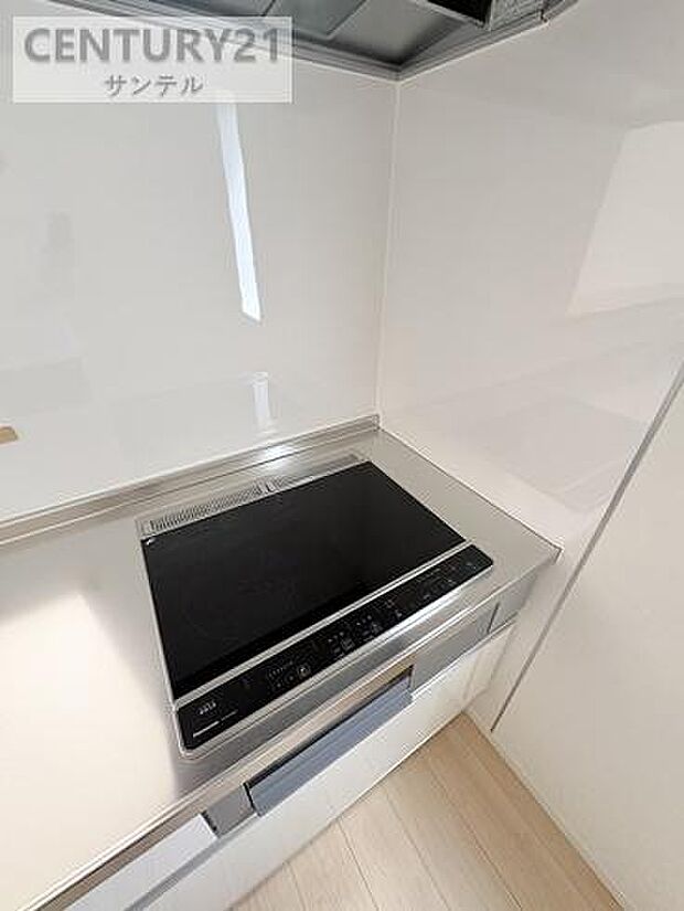 シンプルで使いやすい設計のキッチン♪