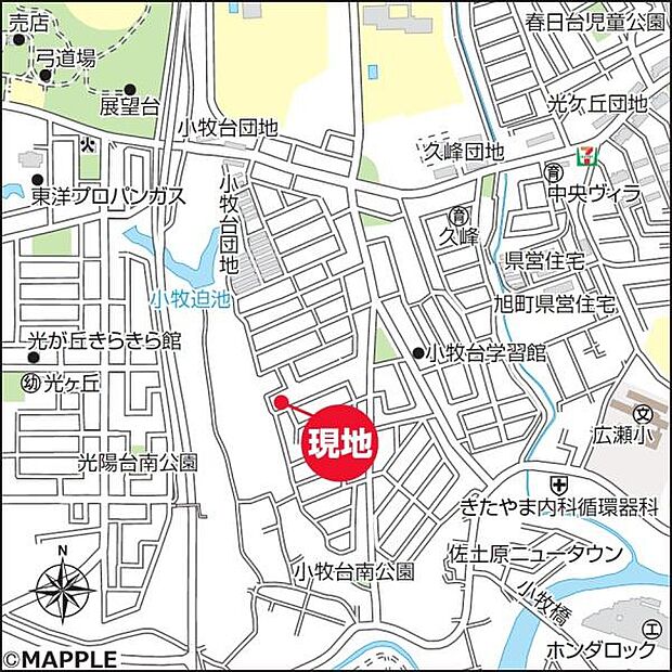 現地案内図です♪