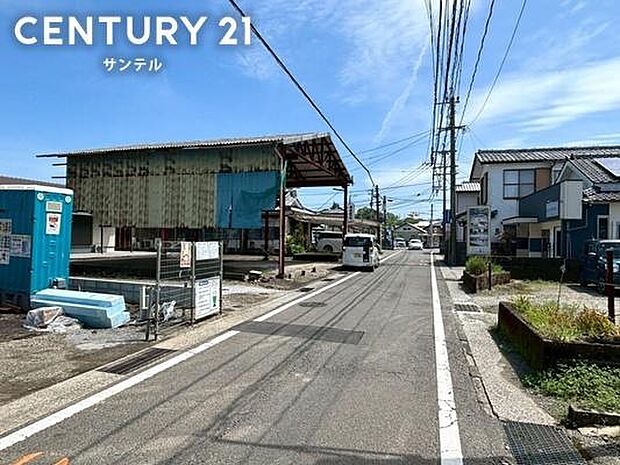 前面道路の写真です。