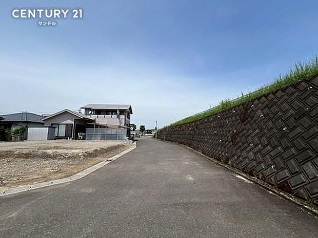 前面道路の写真です。