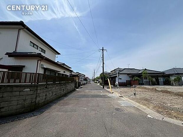 前面道路の写真です。