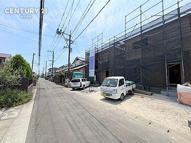 前面道路の写真です。
