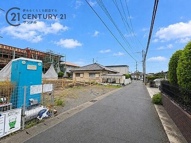 前面道路の写真です。