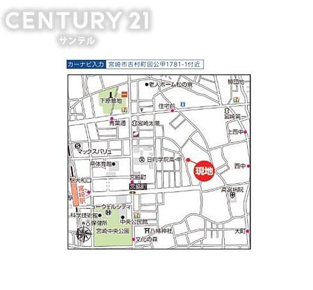 現地案内図です♪