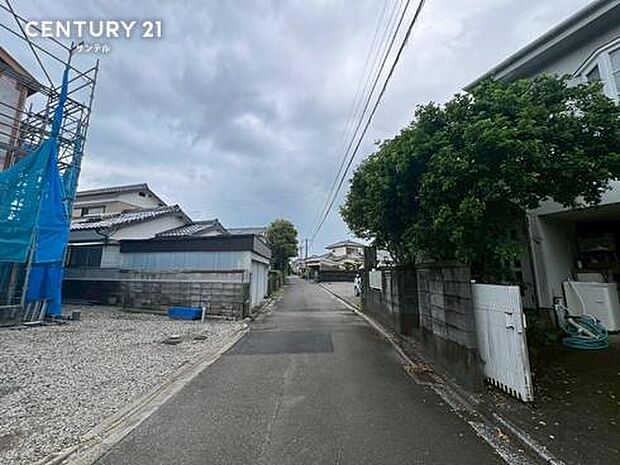 前面道路の写真です。