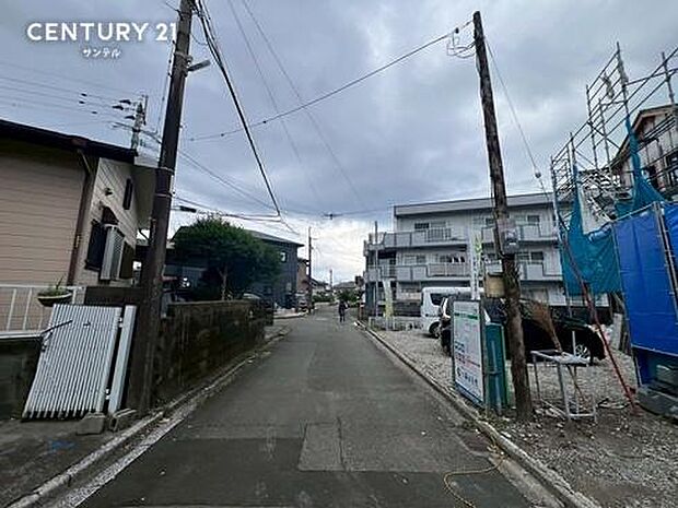 前面道路の写真です。