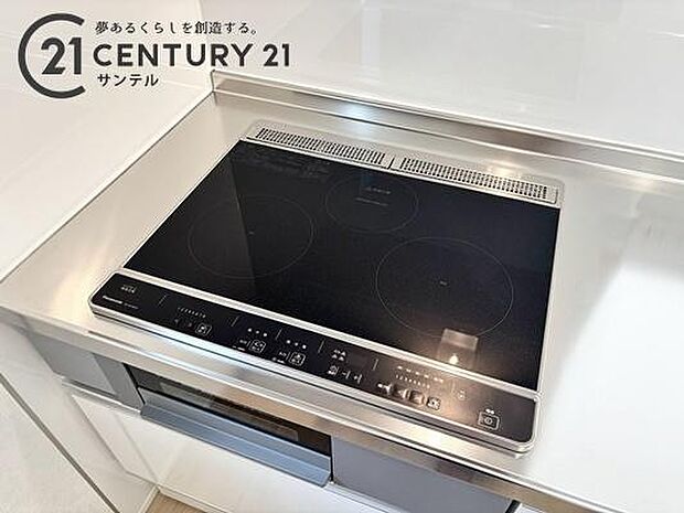 火を使わないIHクッキングヒーターです。