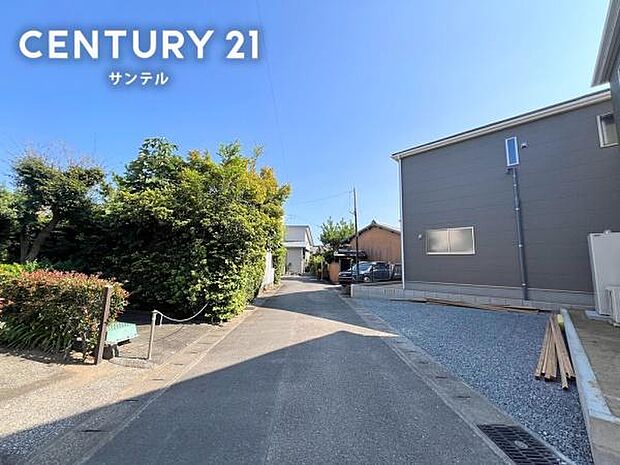 前面道路の写真です。