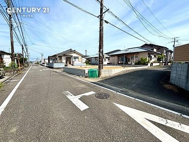 前面道路の写真です。