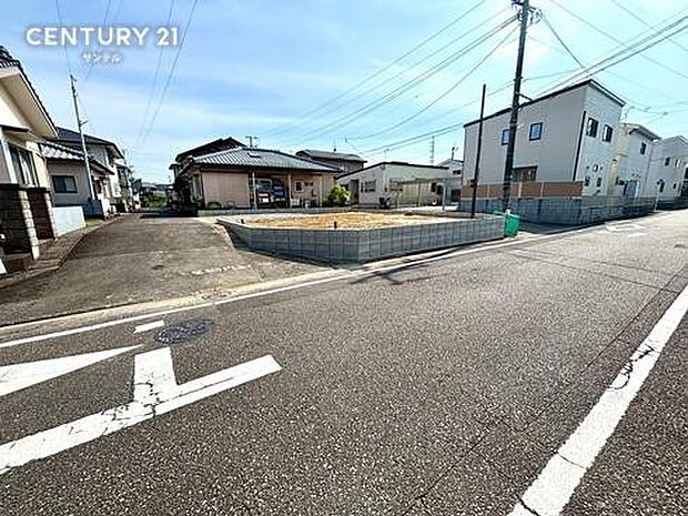 前面道路の写真です。