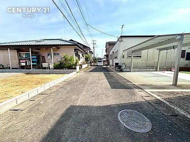 前面道路の写真です。