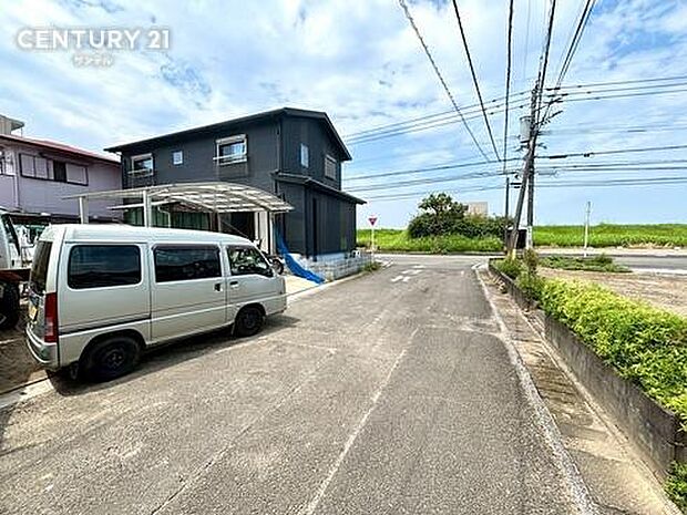 前面道路の写真です。