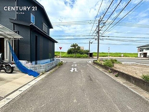 前面道路の写真です。