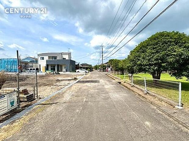 前面道路の写真です。