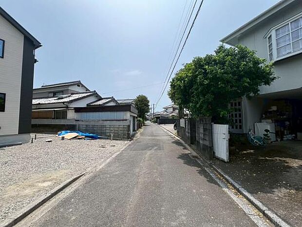 前面道路の写真です。