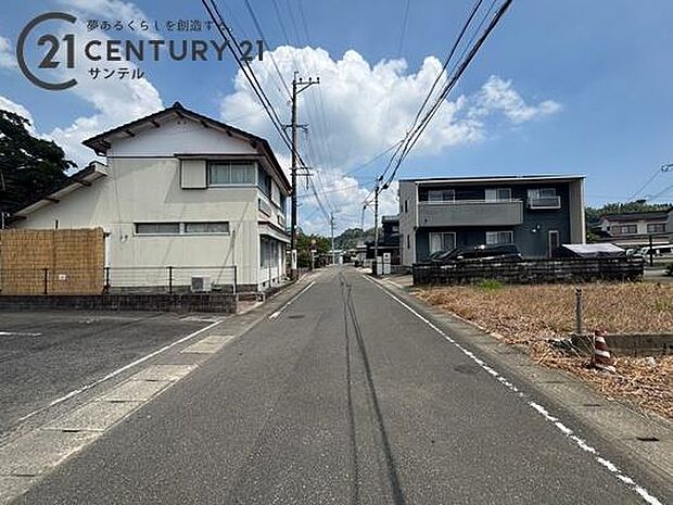 前面道路の写真です。