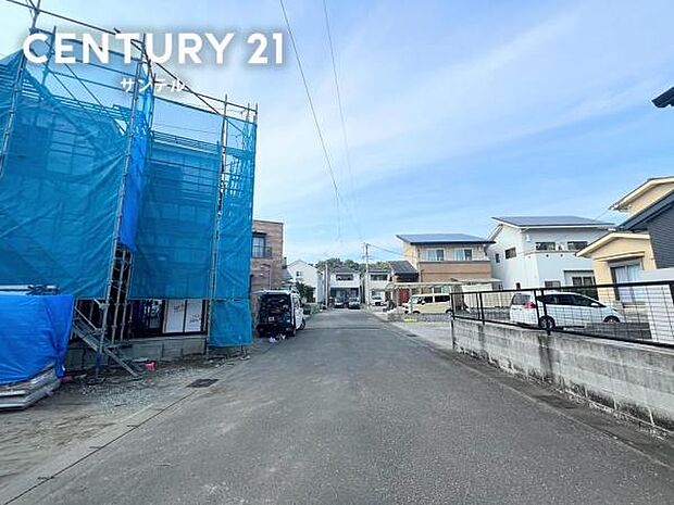 前面道路の写真です。