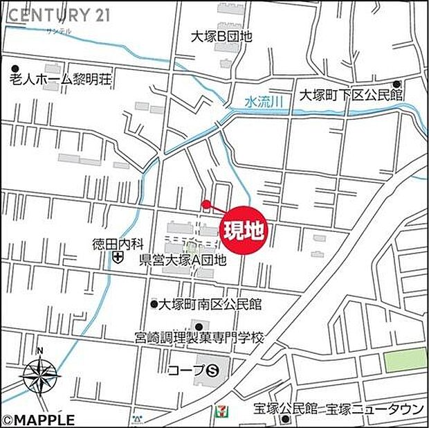 現地案内図です♪
