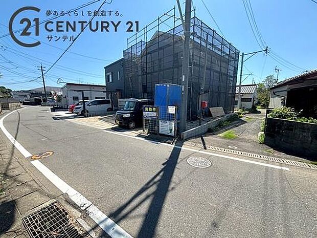 前面道路の写真です。