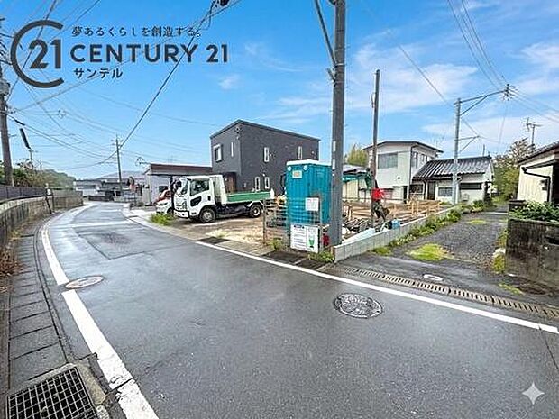 前面道路の写真です。