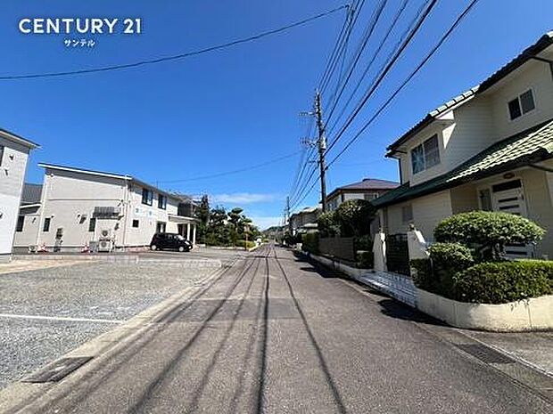 前面道路の写真です。