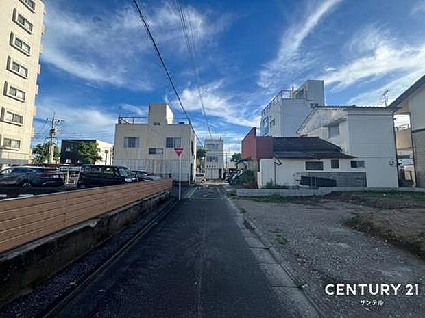 前面道路の写真です。