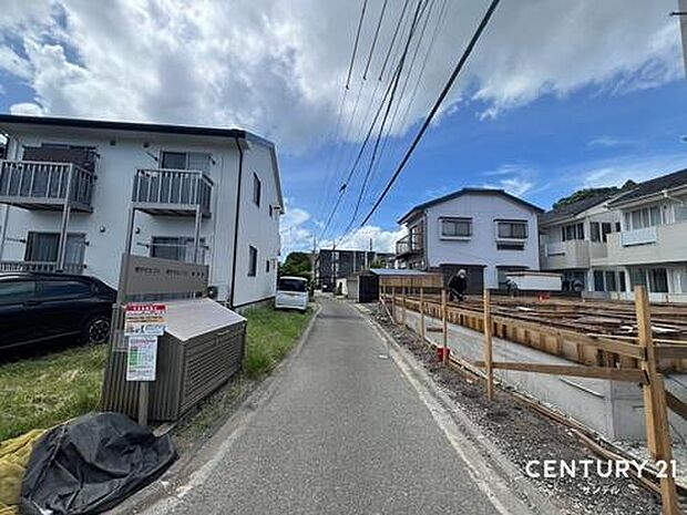 前面道路の写真です。