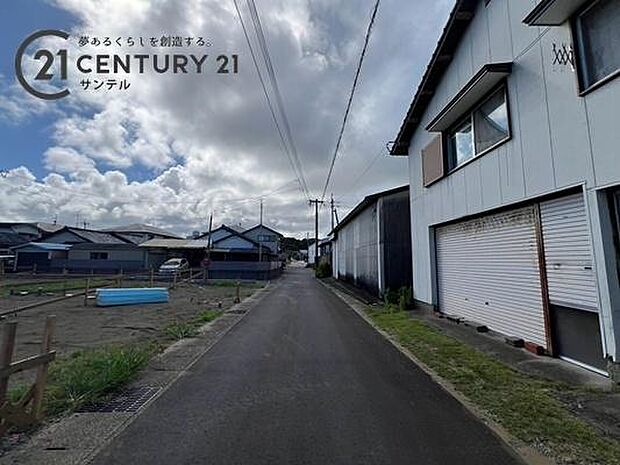 前面道路の写真です。