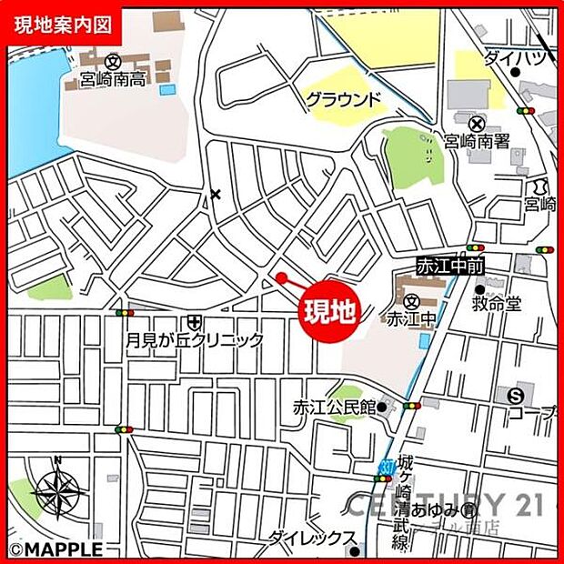 現地案内図です♪