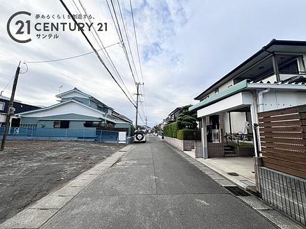 前面道路の写真です。